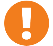 icon orange alert