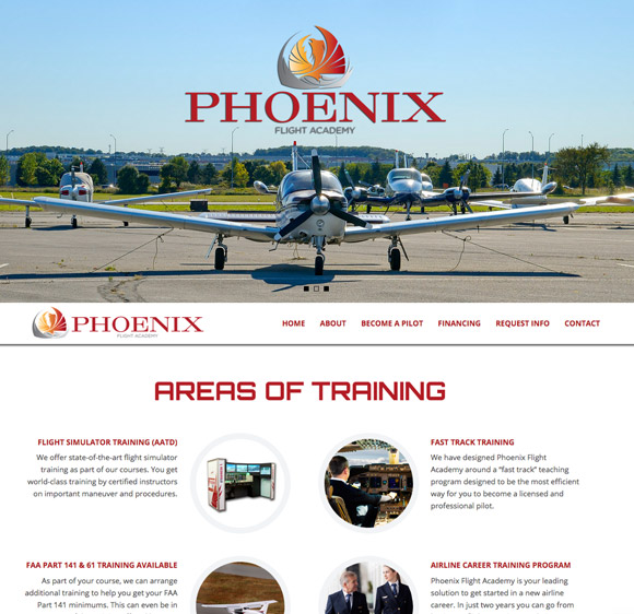 Scottsdale Website Design | SEO |  Web Design Phoenix|Phoenix Flight Academy