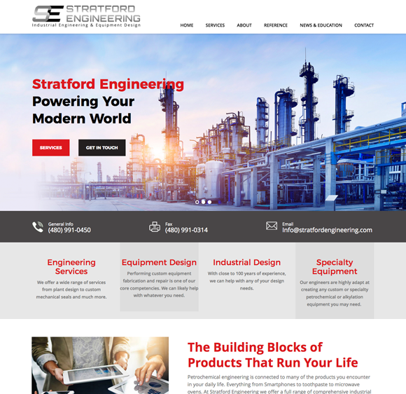 Scottsdale Website Design | SEO |  Web Design Phoenix|Stratford Engineering