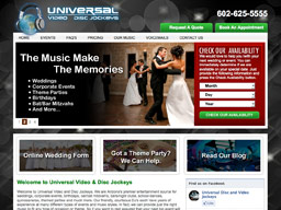 Scottsdale Website Design | SEO |  Web Design Phoenix|Universal Disc Jockey- Arizona's Premier DJ Service