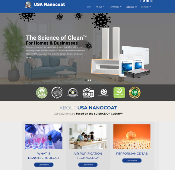 Scottsdale Website Design | SEO |  Web Design Phoenix|USA Nanocoat