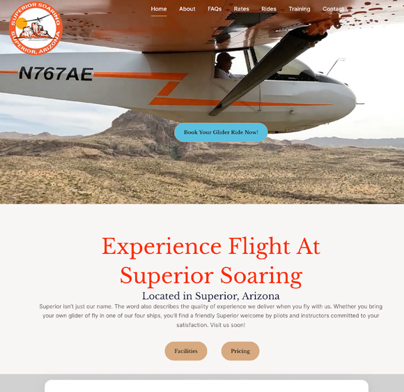 Scottsdale Website Design | SEO |  Web Design Phoenix|Superior Soaring