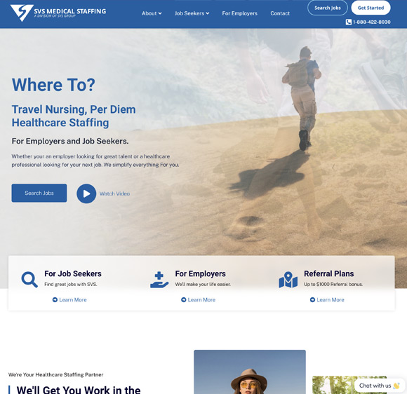 Scottsdale Website Design | SEO |  Web Design Phoenix|SVS Medical Staffing