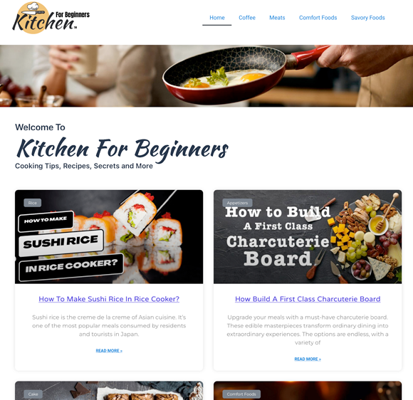 Scottsdale Website Design | SEO |  Web Design Phoenix|KitchenForBeginners.com